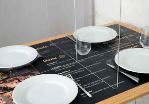 Séparateur de table en croix