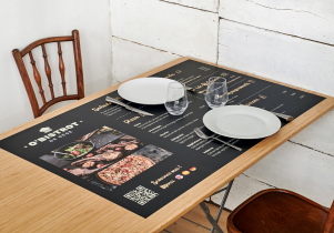Set de table adhésif anti-bactérien